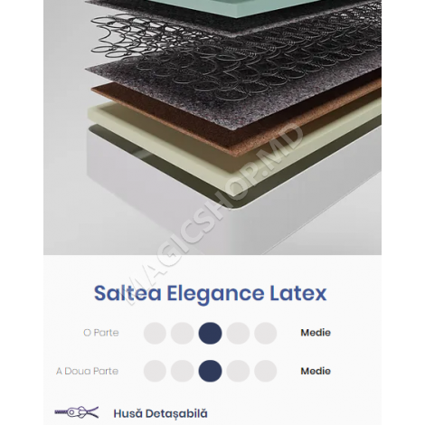 Saltea Flex - Elegance Latex 80x190x23 cm